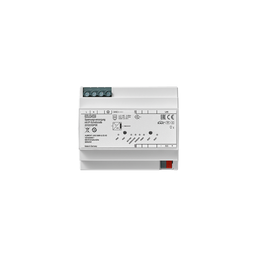 Блок живлення 320mA з вбудованим IP інтерфейсом KNX