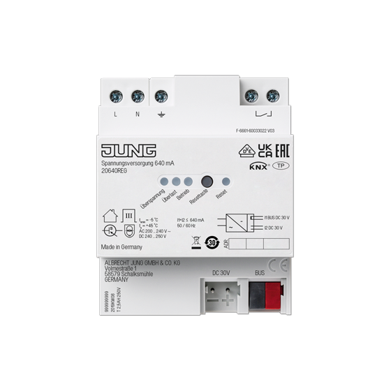 Блок живлення 640mA KNX