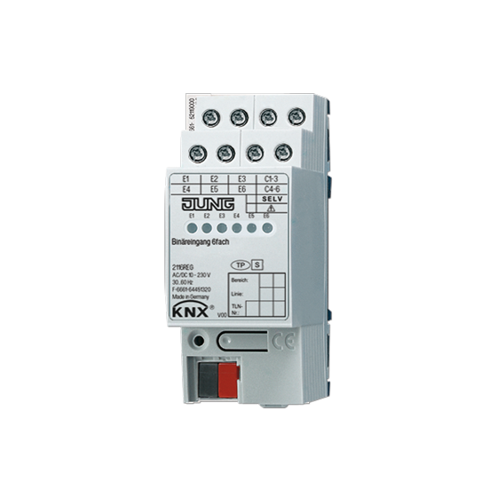 Бінарний вхід 10-230В KNX, 6 каналів