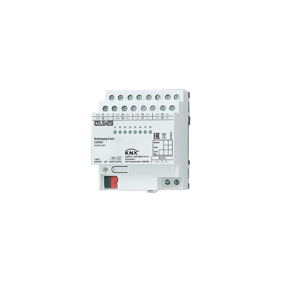 Бінарний вхід 12-48В KNX, 8 каналів
