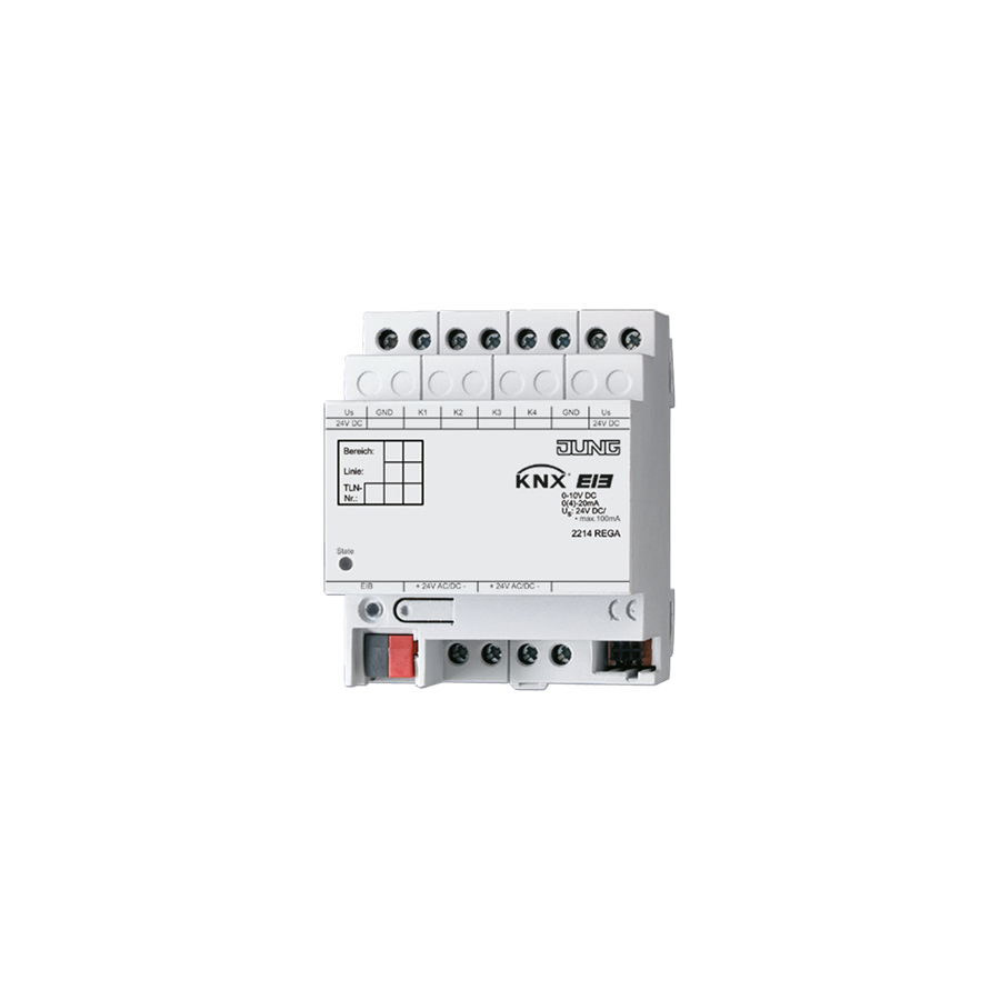 Сенсор аналового вводу KNX, 4 канали