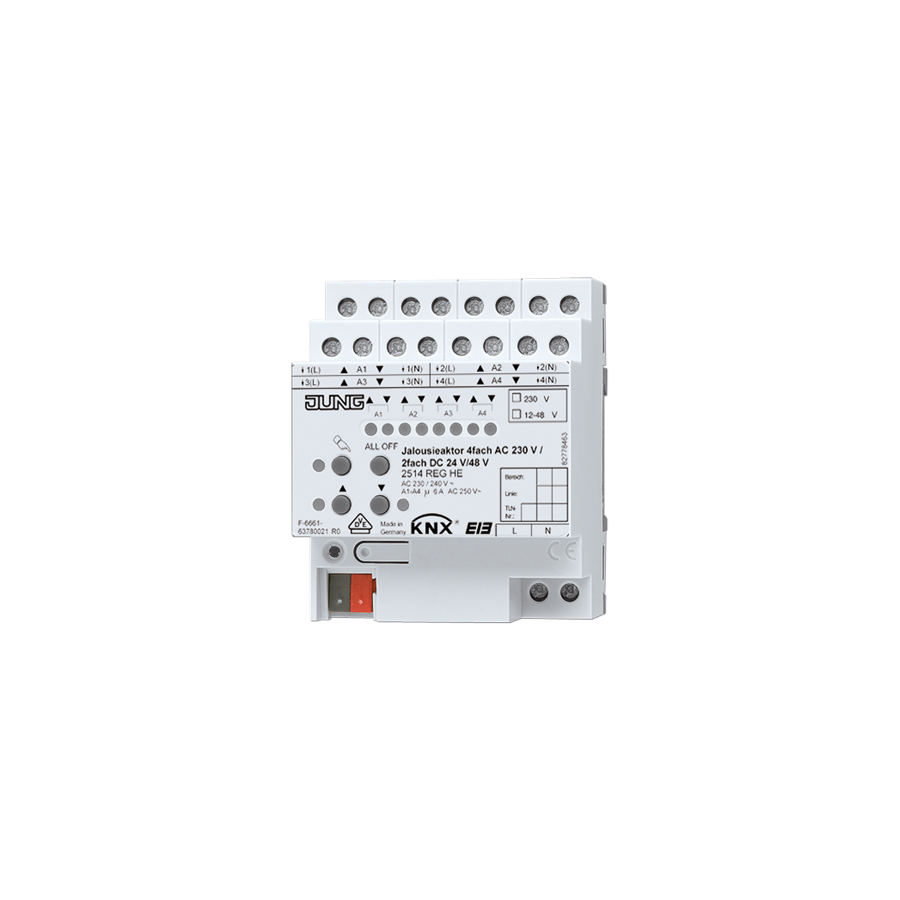 Актуатор жалюзі 110-230В KNX, 2 канали