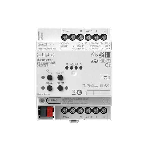 Димер універсальний LED KNX, 4 канали