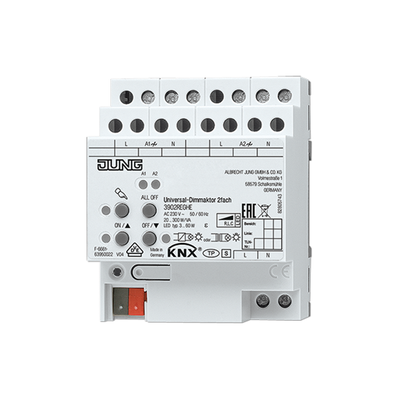 Димер універсальний LED KNX, 2 канали