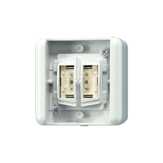 Кнопковий подвійний вимикач KNX, 2 канали