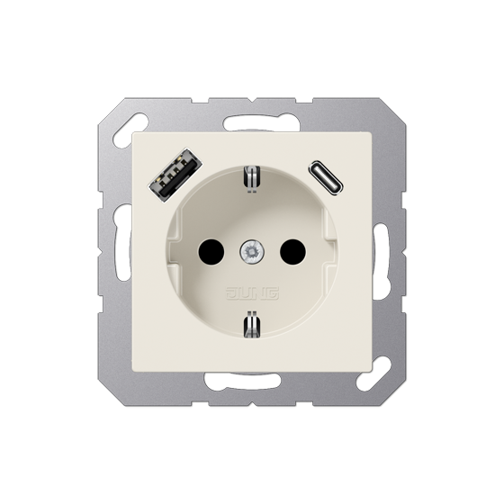 Розетка SCHUKO з USB тип AC