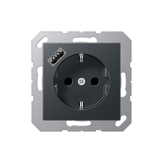 Розетка SCHUKO з USB тип A