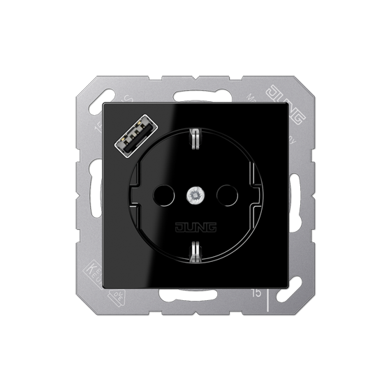 Розетка SCHUKO з USB тип A