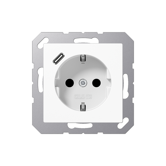 Розетка SCHUKO з USB тип C