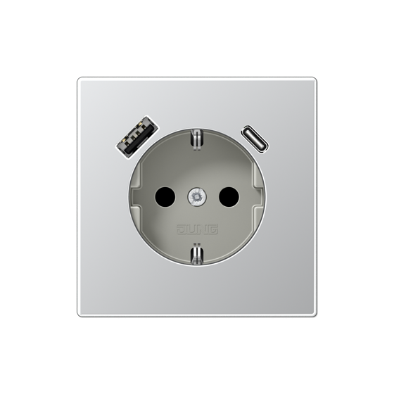 Розетка SCHUKO з USB тип AC