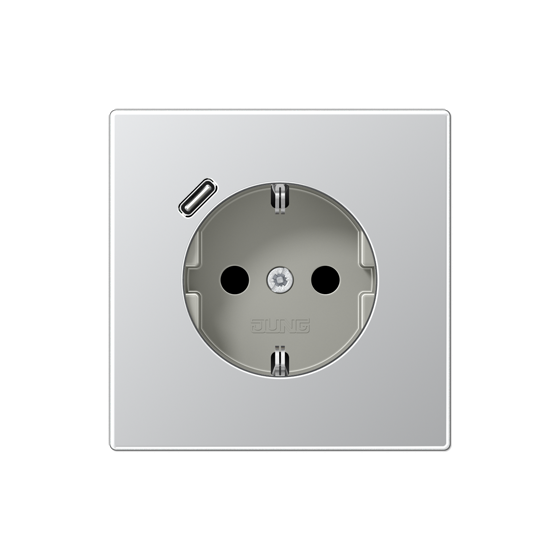 Розетка SCHUKO з USB тип C