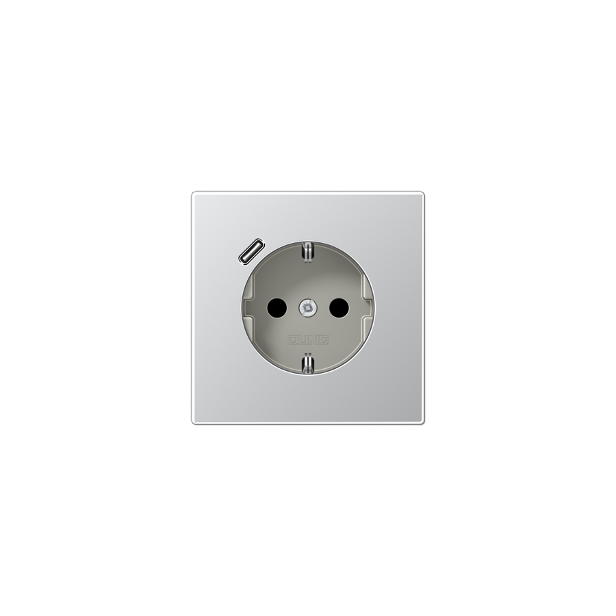 Розетка SCHUKO з USB тип C