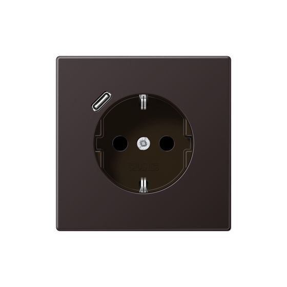 Розетка SCHUKO з USB тип C