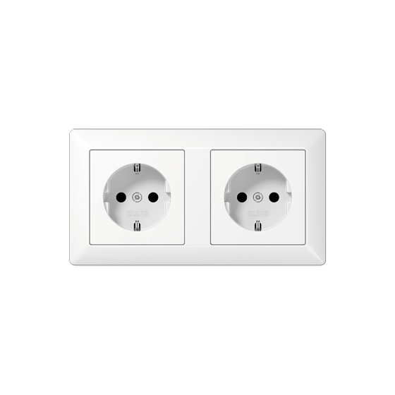 Розетка SCHUKO подвійна
