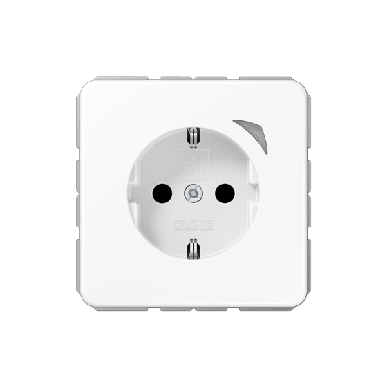Розетка SCHUKO з захисними шторками Energy JUNG HOME