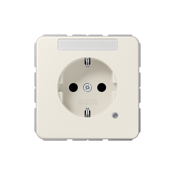 Розетка SCHUKO з полем для надписів