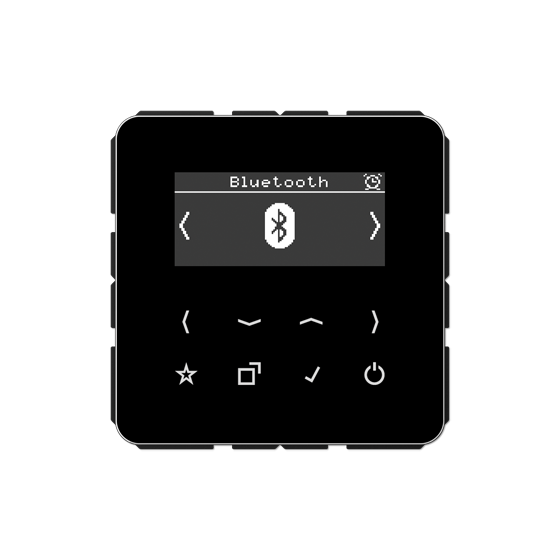 Радіоприймач з дисплеєм з BLUETOOTH
