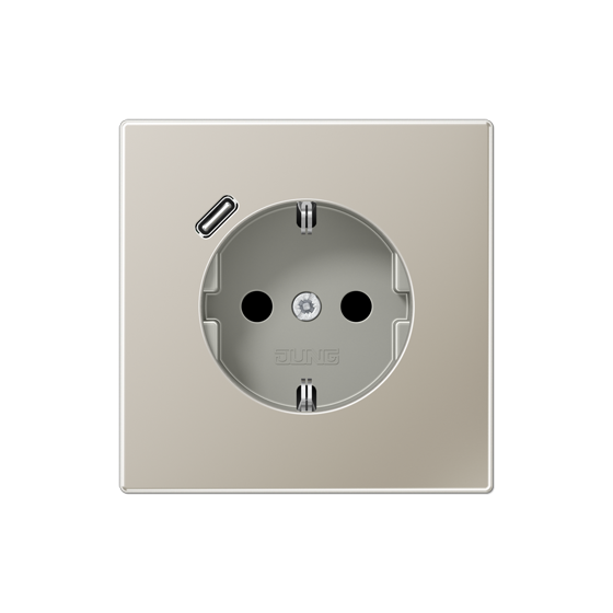 Розетка SCHUKO з USB тип C