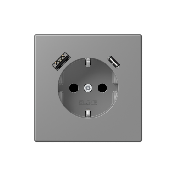 Розетка SCHUKO з USB тип AC
