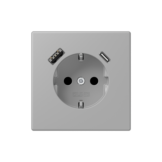 Розетка SCHUKO з USB тип AC