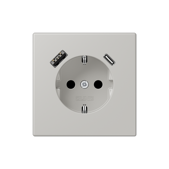 Розетка SCHUKO з USB тип AC