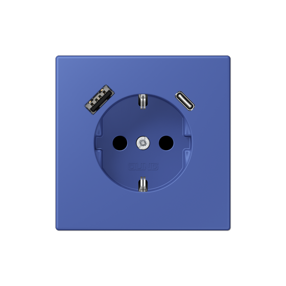 Розетка SCHUKO з USB тип AC