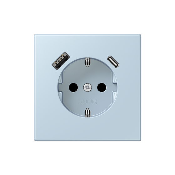 Розетка SCHUKO з USB тип AC