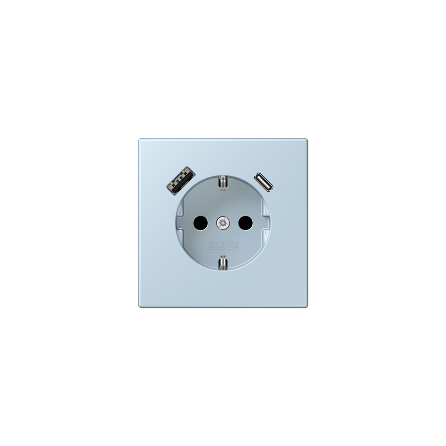 Розетка SCHUKO з USB тип AC