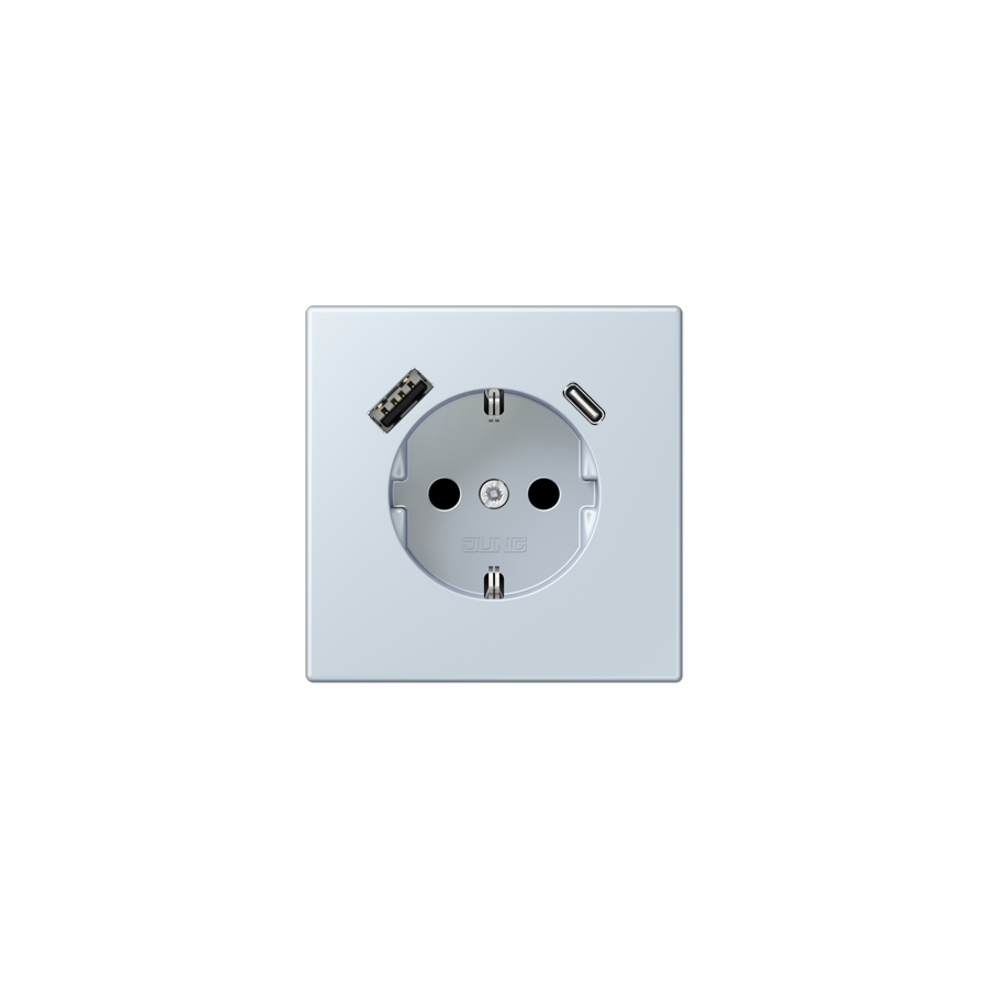Розетка SCHUKO з USB тип AC