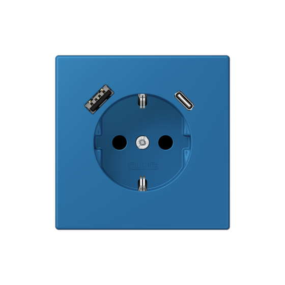 Розетка SCHUKO з USB тип AC