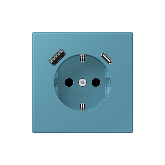 Розетка SCHUKO з USB тип AC