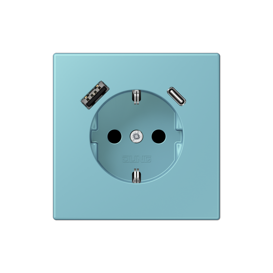 Розетка SCHUKO з USB тип AC
