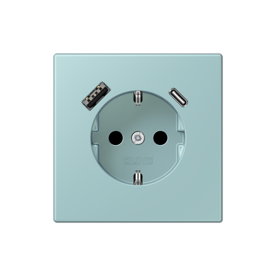 Розетка SCHUKO з USB тип AC