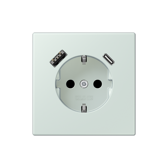 Розетка SCHUKO з USB тип AC