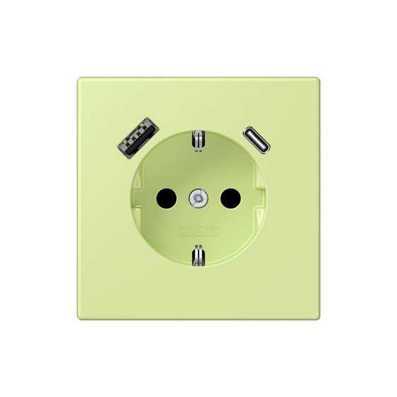 Розетка SCHUKO з USB тип AC