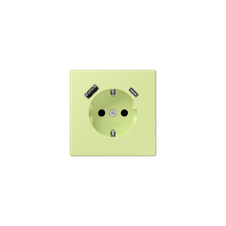 Розетка SCHUKO з USB тип AC