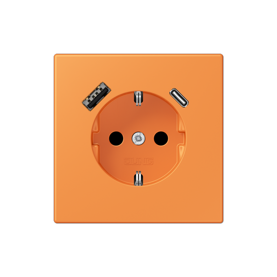 Розетка SCHUKO з USB тип AC
