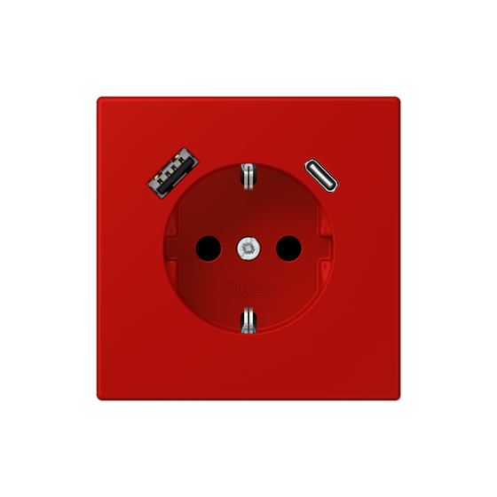 Розетка SCHUKO з USB тип AC