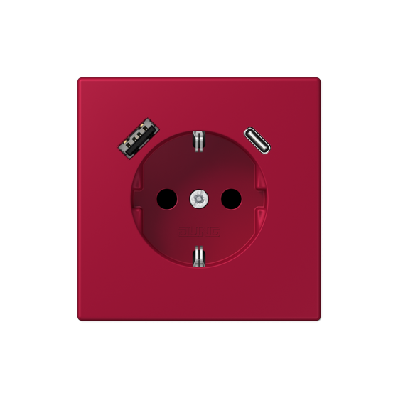 Розетка SCHUKO з USB тип AC
