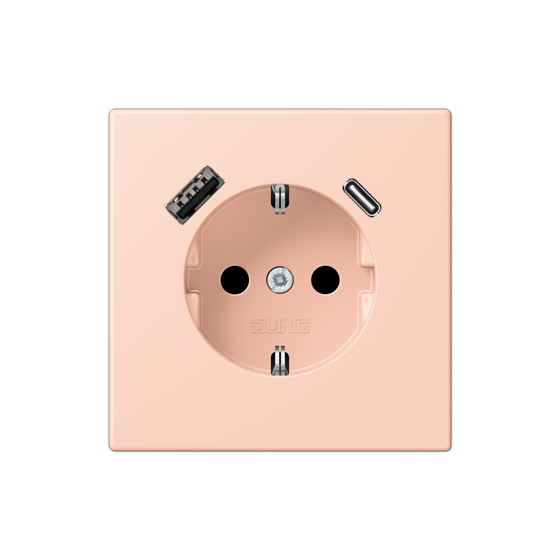 Розетка SCHUKO з USB тип AC