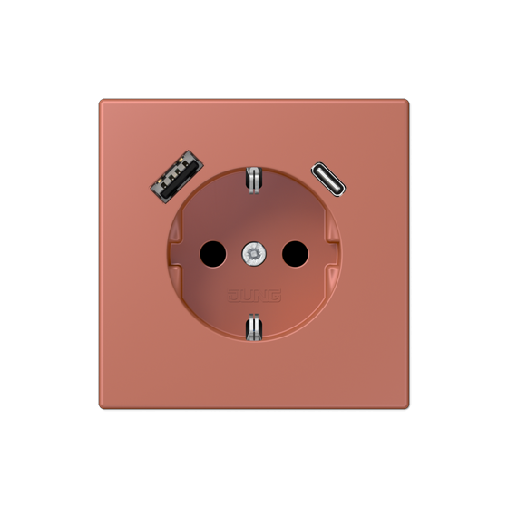 Розетка SCHUKO з USB тип AC