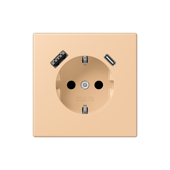Розетка SCHUKO з USB тип AC
