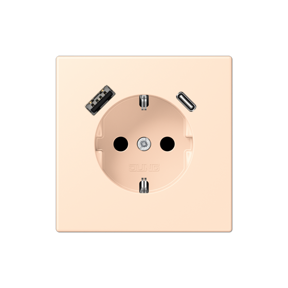 Розетка SCHUKO з USB тип AC