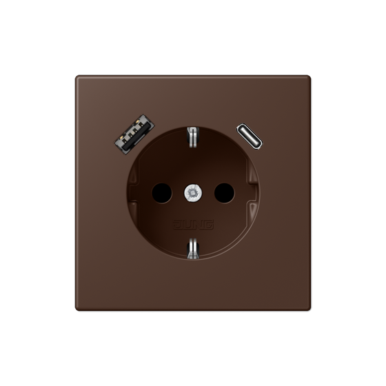 Розетка SCHUKO з USB тип AC