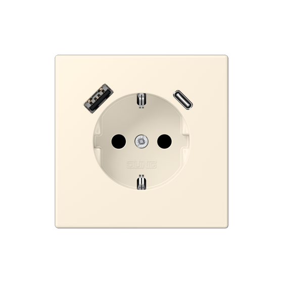 Розетка SCHUKO з USB тип AC