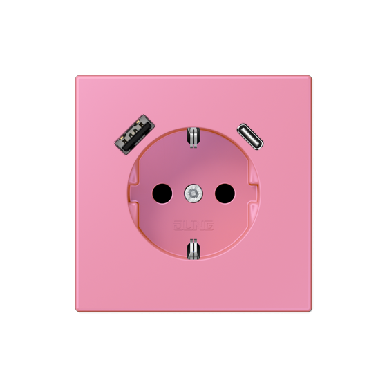 Розетка SCHUKO з USB тип AC
