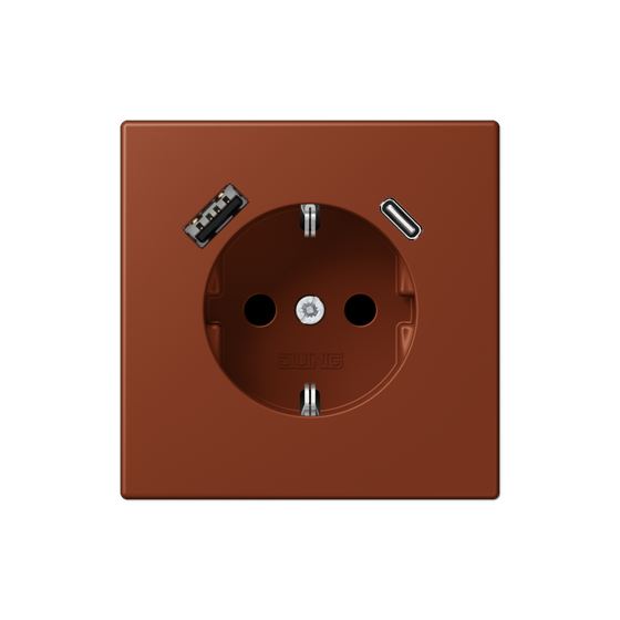 Розетка SCHUKO з USB тип AC