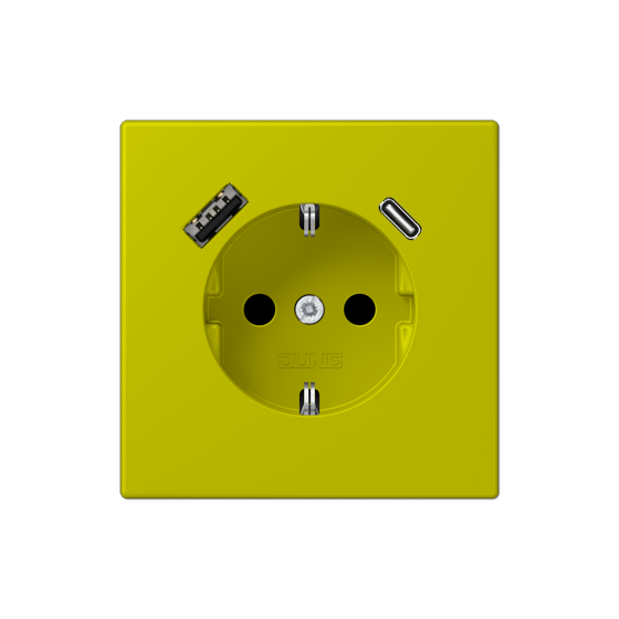 Розетка SCHUKO з USB тип AC