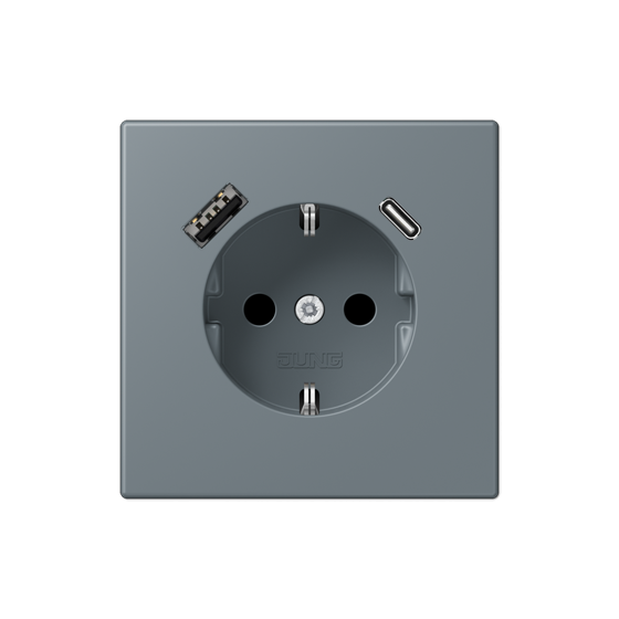 Розетка SCHUKO з USB тип AC