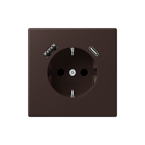 Розетка SCHUKO з USB тип AC
